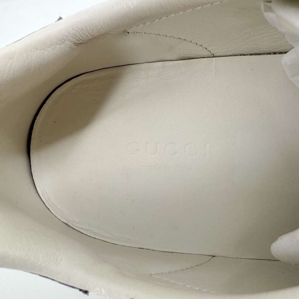 Gucci Blind for Love Ace Sneakers Size 37 US 7 White Removable Patch Low Top - Picture 16 of 16